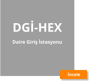 DGİ-HEX Daire Giriş İstasyonu İncele